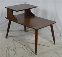 2 Tier Side Table Retro Wood