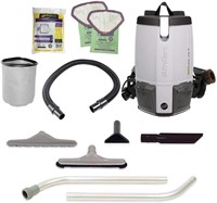 Backpack Vacuums, with Kit, 6 Quart, Corded