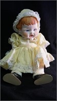 Vintage Porcelain Doll by Wells