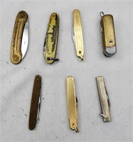 (7) Vintage Folding Pocket Knives