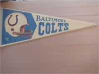 VINTAGE BALTIMORE COLTS PENNANT