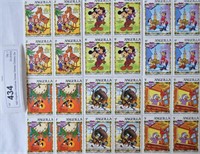 1983 Anguilla Christmas Disney Stamps Dickens Chr