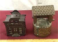 Vintage Well And City Bank Coin Savings Banks