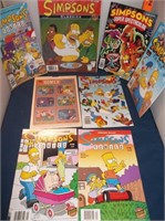 8 Simpsons Cartoon Comic Books