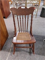 Antique children's rocking chair
