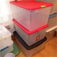 3 STORAGE CONTAINERS