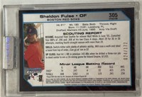 SHELDON FULSE SIGNED CHROME BASEBALL CARD