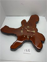 CYPRESS WOOD WALL CLOCK