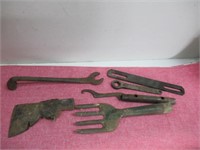 Older  Tools- Ax,Garden TOol & Morer
