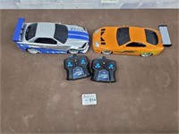 Fast and Furious RC cars with remotes
