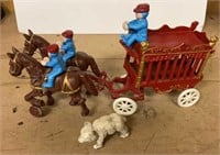Cast-iron circus wagon
