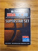 1992 McDonalds NBA Hoops Superstar Set Unopened