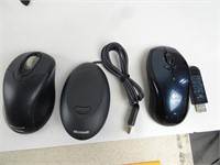 Two Wireless Computer Mouses