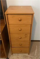 5 drawer Storage cabinet 16 x 16.5 39.5 inches