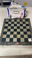 Chess Board and Plate Holders