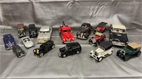 15 Diecast Cars Various Scales