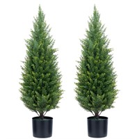 ECOLVANT Artificial Topiary Tree Two 3 Foot Artifi