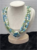 Vintage Glass Bead Necklace