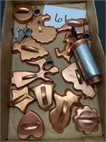 Vintage cookie cutter lot & more