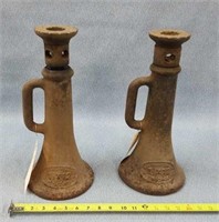 2- 11x12 Antique Jack Stands