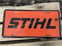 STIHL LICENSE PLATE