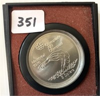 1976 Montreal Olympiade Silver $5 Coin