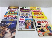 (13) Mad Magazines 1980's &1990's