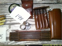 LEATHER CUTTER  AND ITEMS