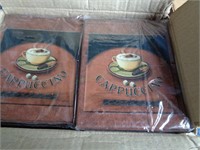 2 Boxes of New Cappuccino Telephone List Pads