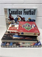 5 Canadian sports theme board games - VD
