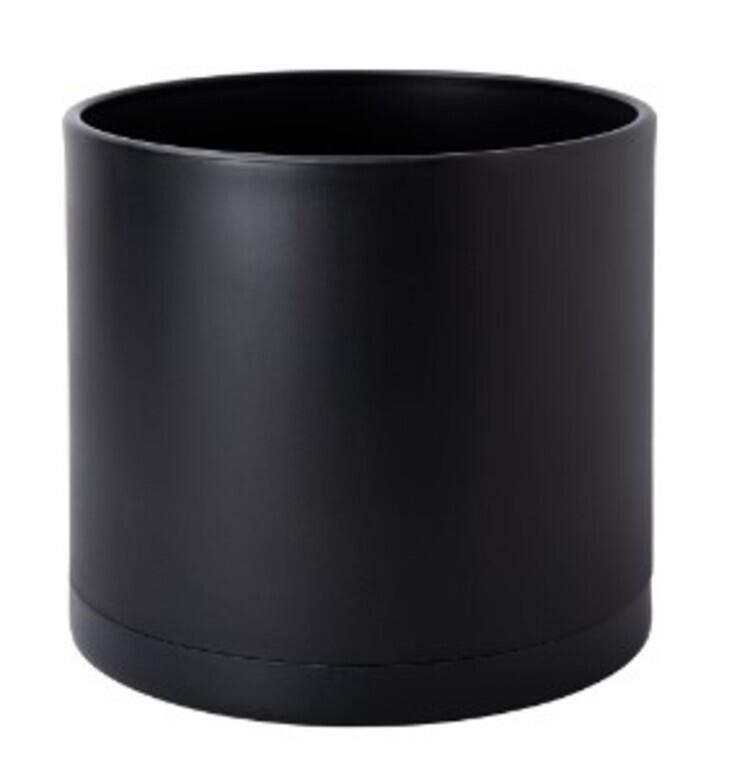 8 Inch Black Planter Pots For Plant Pot With