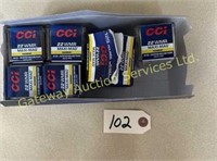 CCI 22 WMR jacketed Hollow point shells