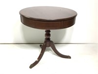 Round Lion Feet Medium Size Wooden Table