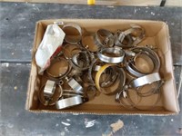 Assortment. Of radiator clamps