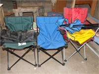 3 CAMP/BAG CHAIRS