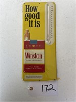 Winston Cigarettes Sign Thermometer