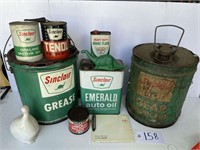 Sinclair Assorted Can & Plastic Bank