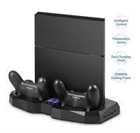 CHARGING DOCK VERTICAL STAND FOR ALL PS4 CONSOLES