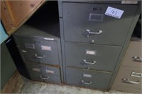 2-File Cabinets 1-3 Drawer & 1-2 Drawer