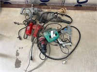 LOT OF 8 CORDED ELECTRIC TOOLS