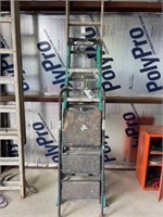 16' ALUMINIUM EXT. LADDER, 6' STEP LADDER & STEP