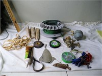 Asst Fishing Trot Line,Reels,Weights,Lures,etc