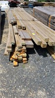 Stack of Lumber, 2x4s, 4x4 posts