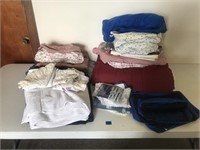 Box of Sheets, Towels, and More
