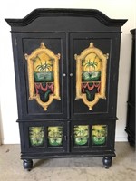 Beautiful Large Armoire with 2 Drawers Hand