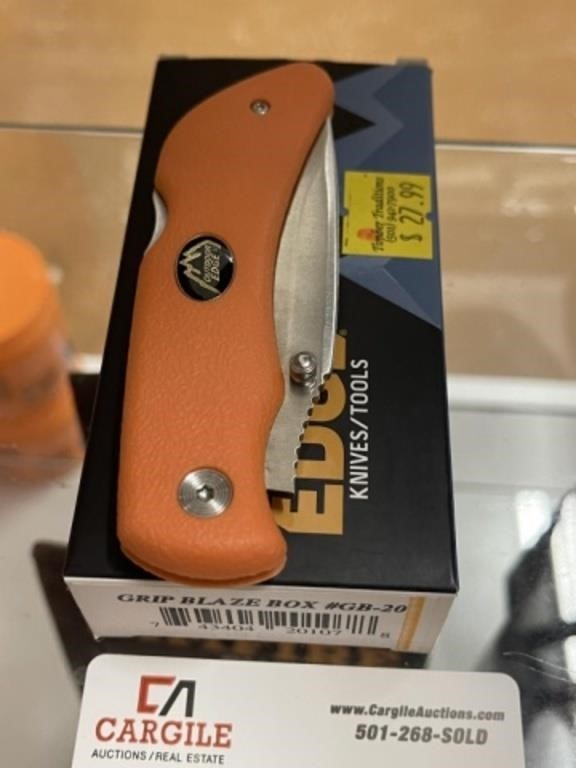 OUTDOOR EDGE GRIP BLAZE BOX KNIFE #GB-20