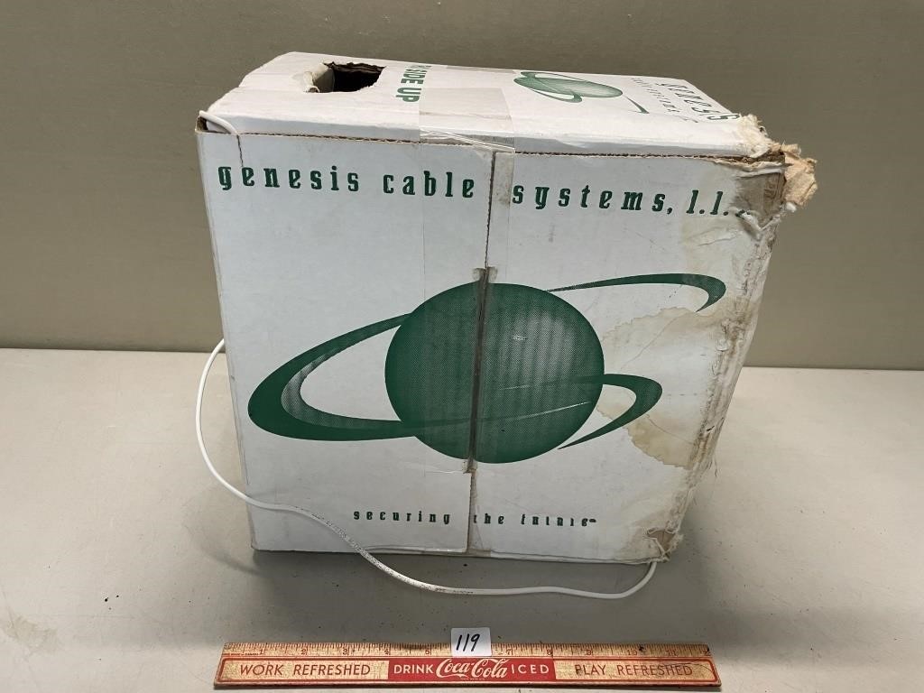 BOX OF CABLE 22/4 SOL CMR/FT4 1M BX WHT