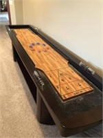 SHUFFLE BOARD TABLE-GOOD CONDITION-NEW PICS