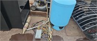Two well pumps and a pressure tank well pumps
