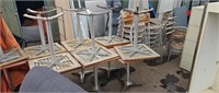 14 outdoor patio tables in approximately 18